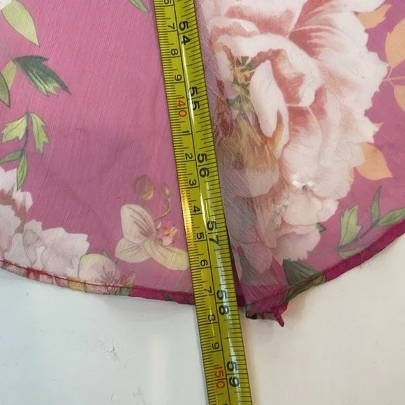 REVOLVE Sau Lee Fredia Freida Dress 14 Fuchsia Floral Maxi Low Strappy Back - Picture 13 of 16